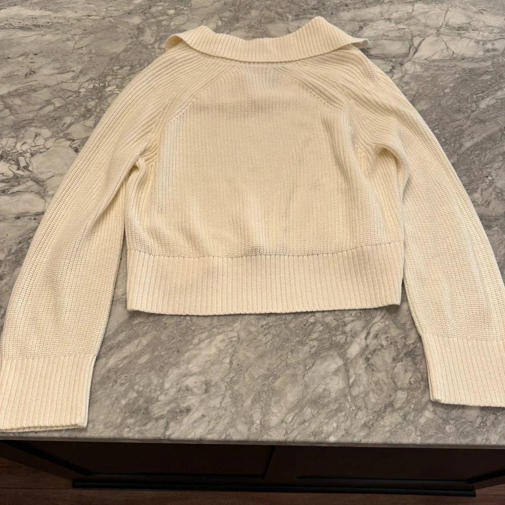 Women's Cream Sweater - Picture 2 of 3